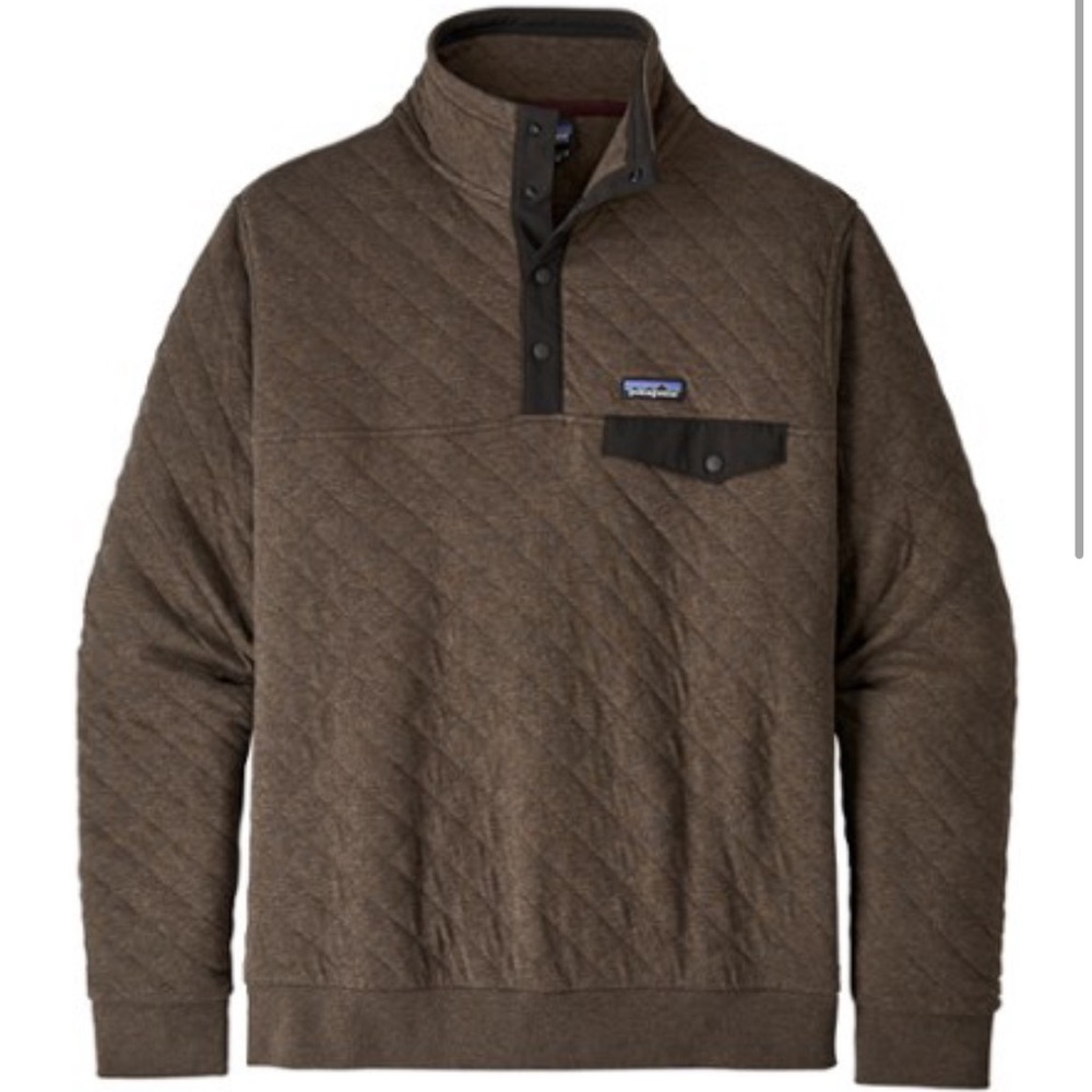 Men’s Cotton Quilt Snap-T Pullover